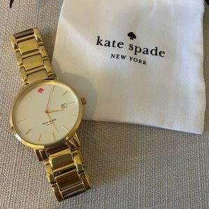 Kate Spade Clear/Gold Gramercy Watch